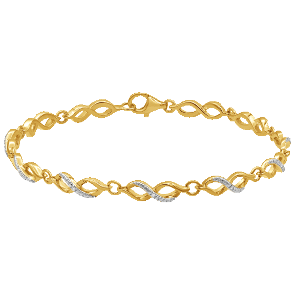 Diamond Muse Diamond Accent Infinity Link Bracelet