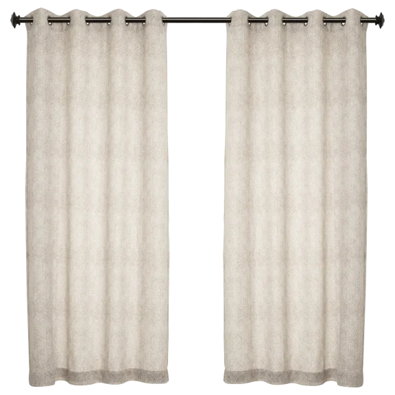 2-Pack: Hudson Hill Morelle Grommet Top Printed Curtain Panels