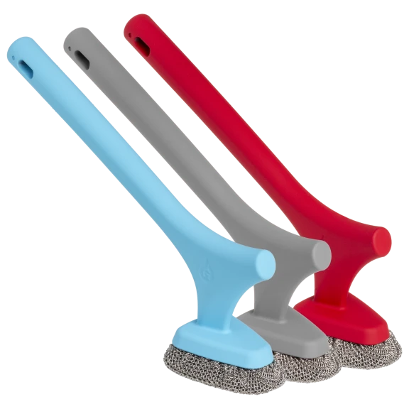 2-Pack: Grillville Triangular Bbq Scrub Brush
