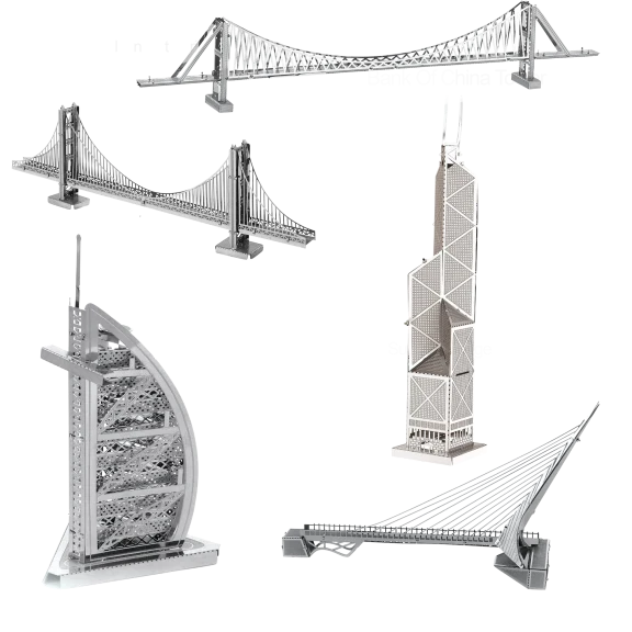 3-Pack: 3D Metal Puzzles