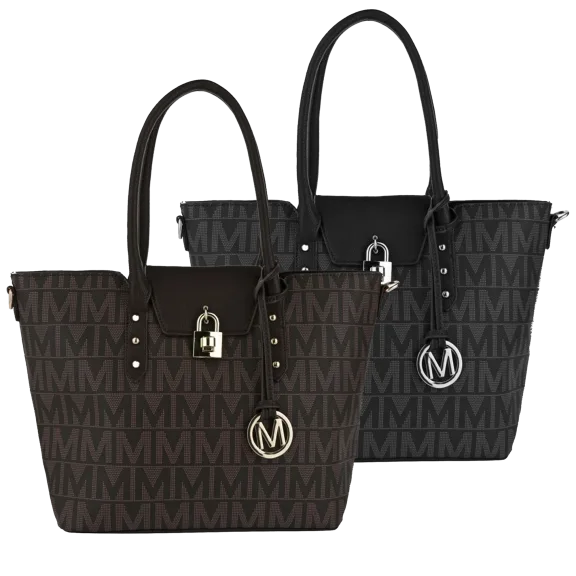 Studded Tote by Milan Imports