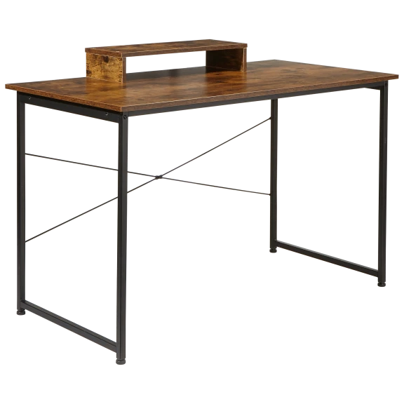 47" Home Office Computer Desk with Monitor Stand