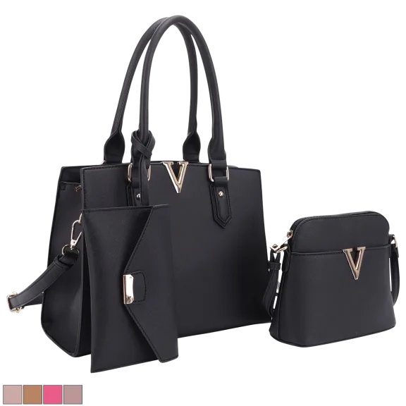 Malibu Skye 3-Piece Valentina Satchel Set