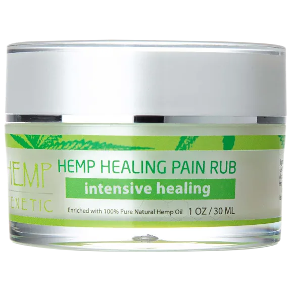 Hemp Genetic Hemp Infused Healing Pain Relief Cream