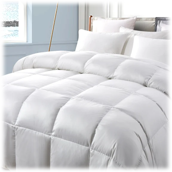 Serta 300 Thread Count White Down Fiber Comforter - All Seasons