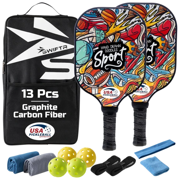 Swiftr 13-Piece USAPA Approved Pickleball Set