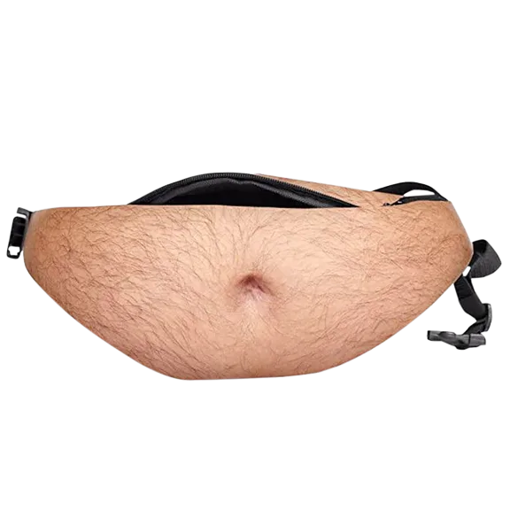 Dad Bod Hairy Belly Fanny Pack