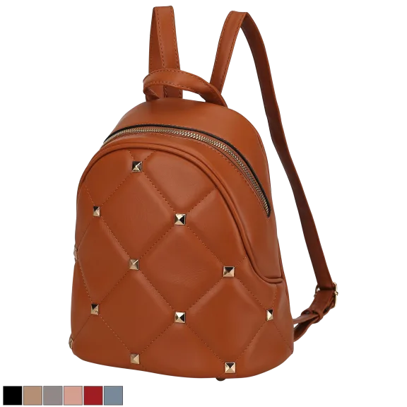 MKF Collection Hayden Quilted with Studs Backpack by Mia K.