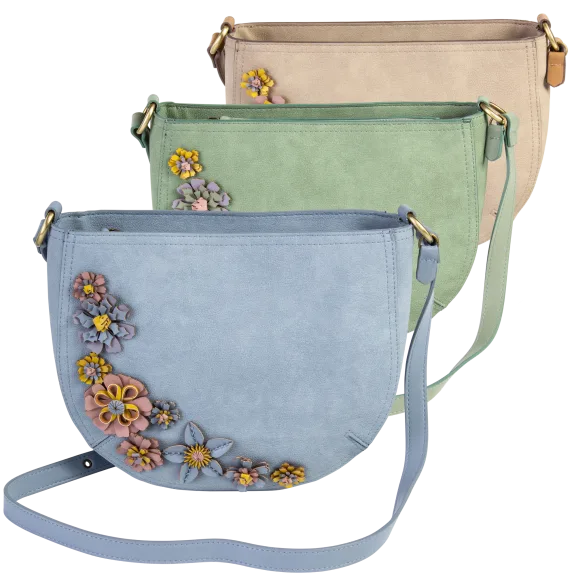 Elle Jae Gypset Painted Desert Flower Zip Crossbody