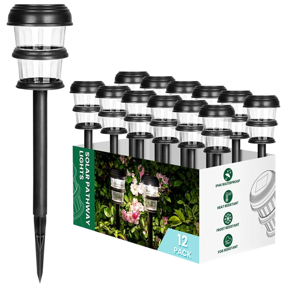 12-Pack: Gigalumi Solar Garden Lights