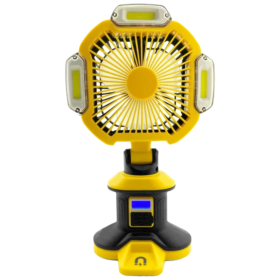 Q-Beam Cyclone Rechargeable LED Work Light and Fan