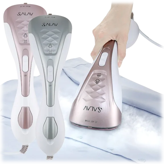 Salav DuoPress Hand Held 2-in-1 Steamer + Iron