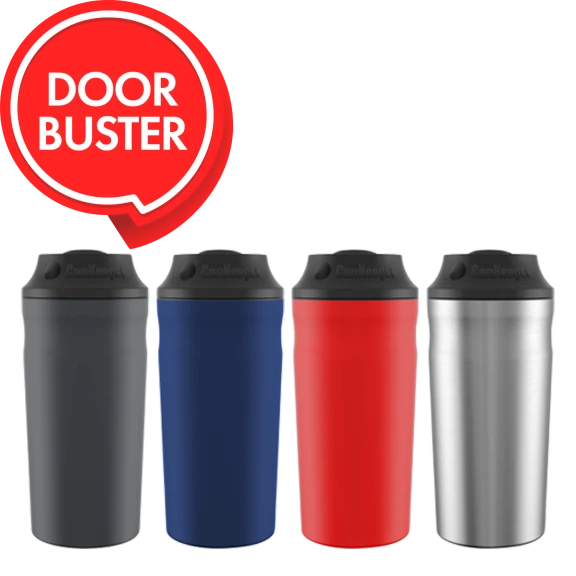 4-Pack: CanKeeper 3-in-1 Vacuum Insulated Can Coolers