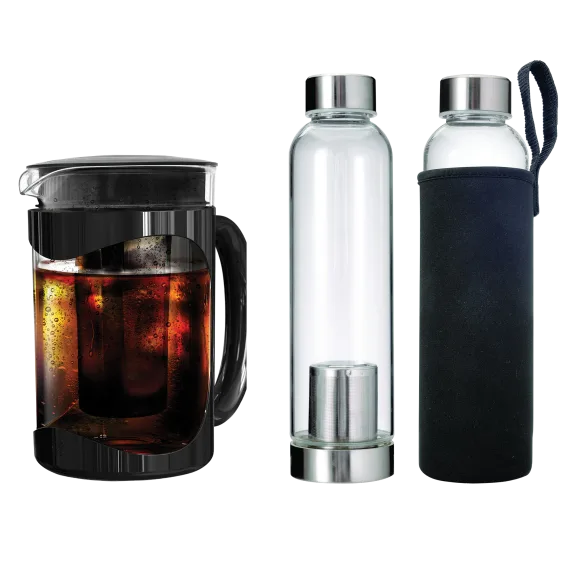 Primula Cold Brew Coffee Maker with 2 Travel Brewers
