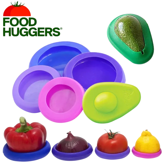 10-Pack Farberware Food Hugger Silicone Food Savers
