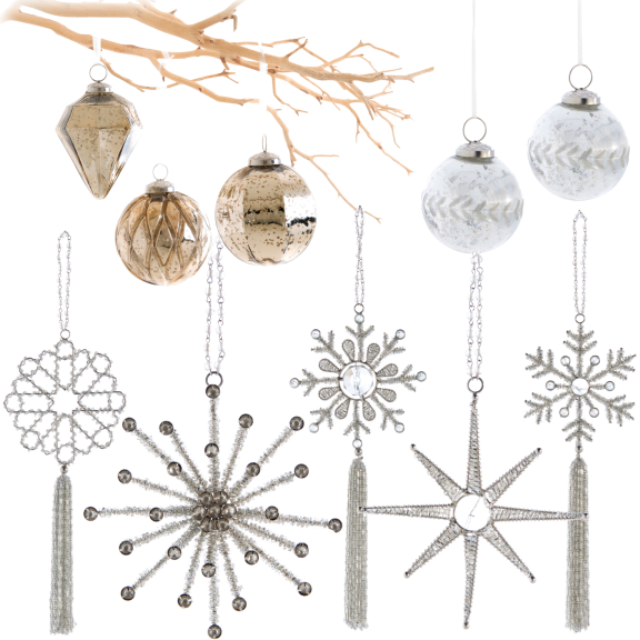 Shiraleah Christmas Ornaments (2-to-10-Pack)