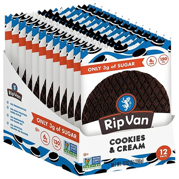 32-Pack: Rip Van Wafel Cookies and Cream