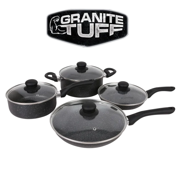 Granite Tuff 8-Piece Nonstick Cookware Set