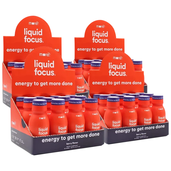 48-Pack: More Labs Liquid Focus Nootropic Smart Drink