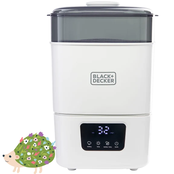 Black+Decker Large Capacity Baby Bottle Sterilizer