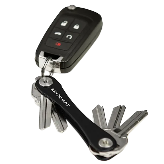 KeySmart Aluminum Compact Key Organizer with Expansion Pack