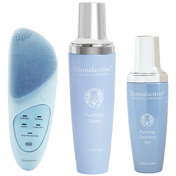 Dermalactives Purifying Cleanse Bundle with Cleanser & Toner