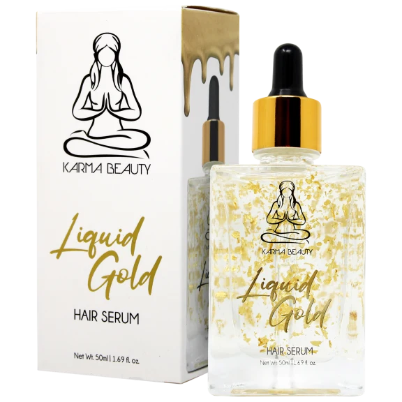 Karma Beauty Liquid Gold Restorative Gold Infused Hair Serum