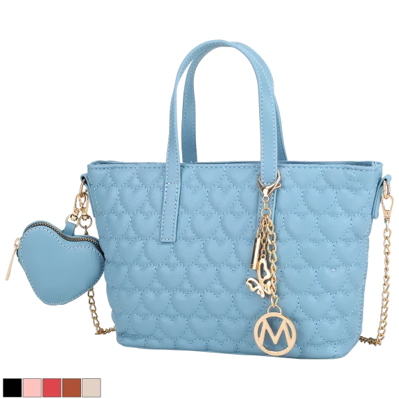 MKF Collection 2-Piece Samara Shoulder Bag by Mia K. with Coin Pouch