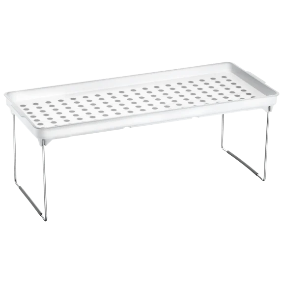 Farberware Folding Cabinet Shelf with Nonslip Dots