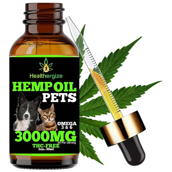 Healthergize Hemp Oil for Dogs and Cats