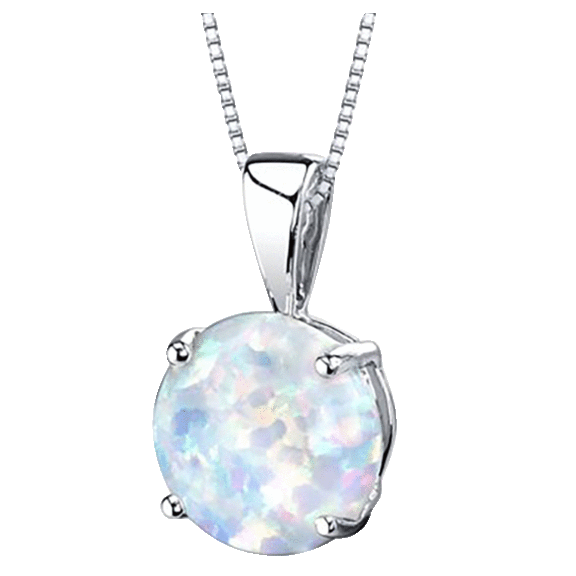 Golden NYC Jewelry Gold Plated Opal Necklace