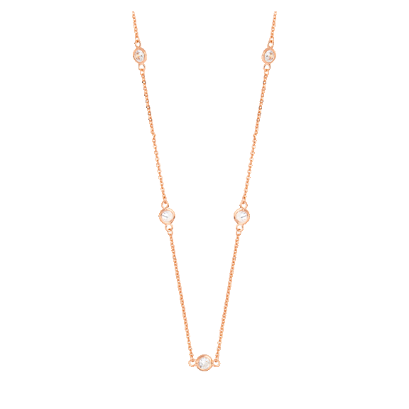 Sole du Soleil Marigold 18k Gold Plated Satellite 24" Necklace