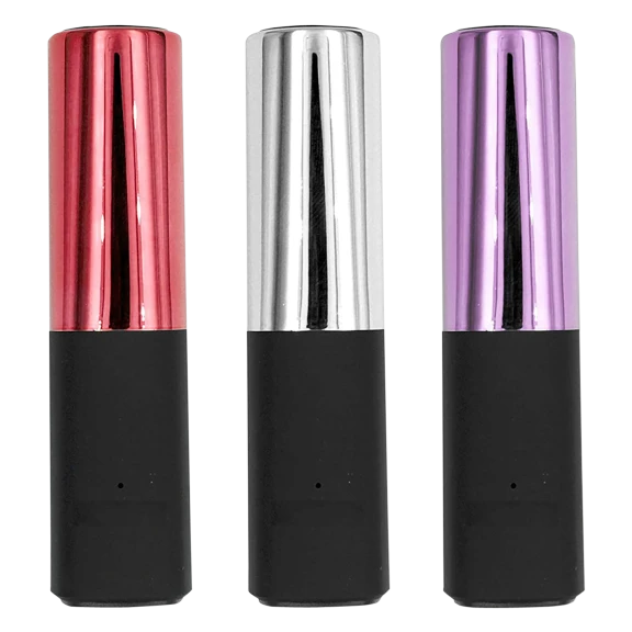 3-Pack: Cipe 2400mAh Lipstick Power Banks