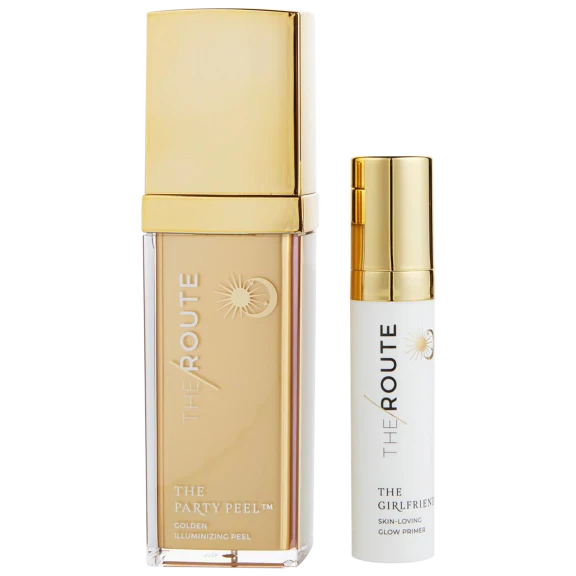 The Route The Party Peel At-Home Chemical Peel & The Girlfriend Primer Set