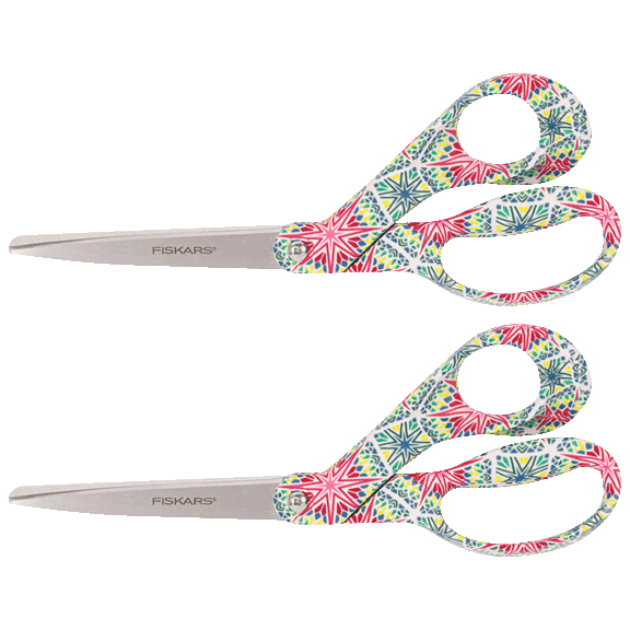 2-Pack: Fiskars® Premier Designer Bent 8" Scissors