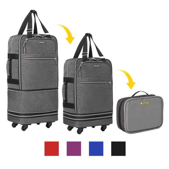 Biaggi Zipsak Boost! Expandable Carry On - 22" Expands to 28"
