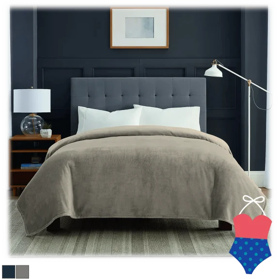Columbia Plush Throw Blanket