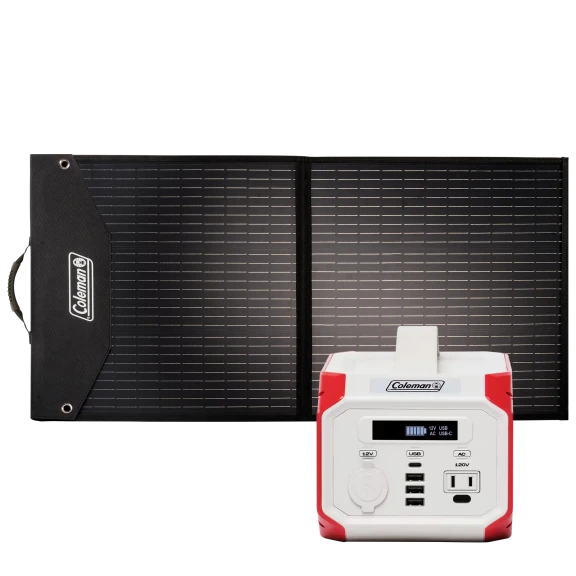 Coleman 200W Portable Power Station & 50W Solar Panel Bundle