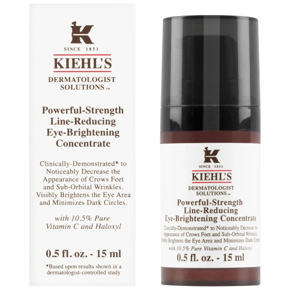 Kiehls Dermatologist Solution Powerful Line Reducing Eye Brightening Concentrate