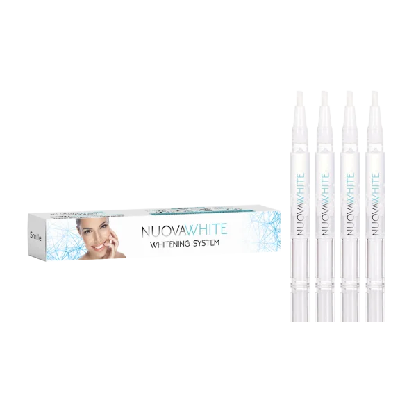 4-Pack: NUOVAWHITE Professional On-The-Go Whitening Pens