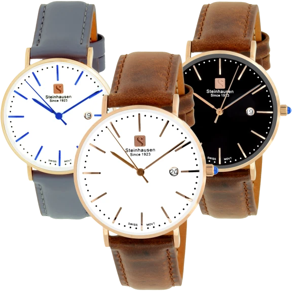 Women's "Burgdorf" Swiss Quartz Watch w/Gold Case by Steinhausen