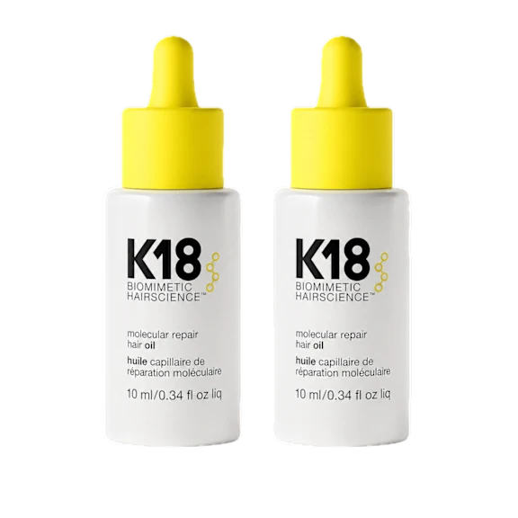 2-Pack: K18 Molecular Repair Hair Oil 0.34 fl oz