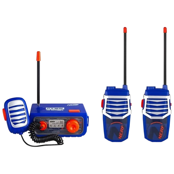 Nerf 3-Piece Walkie Talkies Set with Base Station