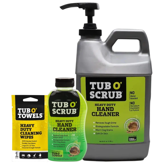 Tub O' Scrub Heavy Duty Waterless Hand Cleaning Kit