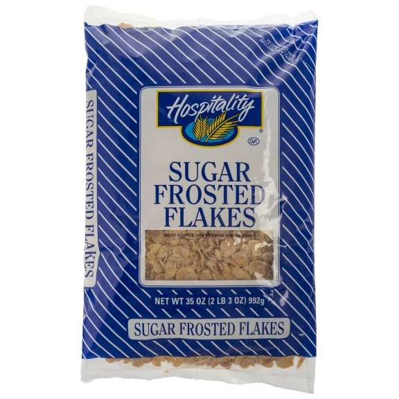 8.75lb Case of Hospitality Frosted Flakes Cereal (4 units of 2lb 3oz)