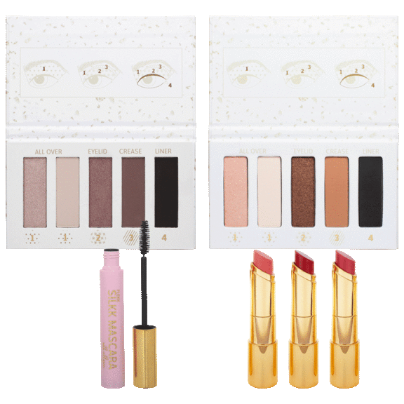 Flekk Cosmetics 6-Piece Eyes and Lips Makeup Set