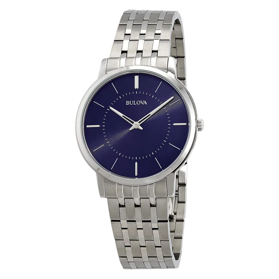 Bulova Quartz Men's Stainless Steel Dress Watch