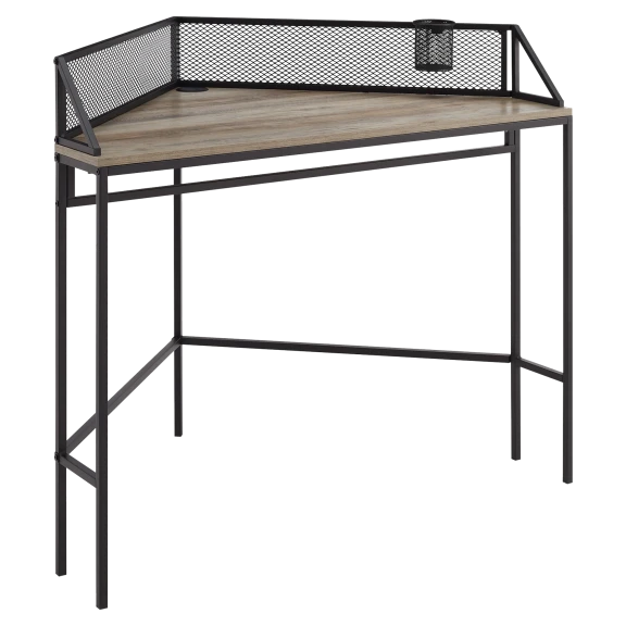 Walker Edison 42" Industrial Corner Desk