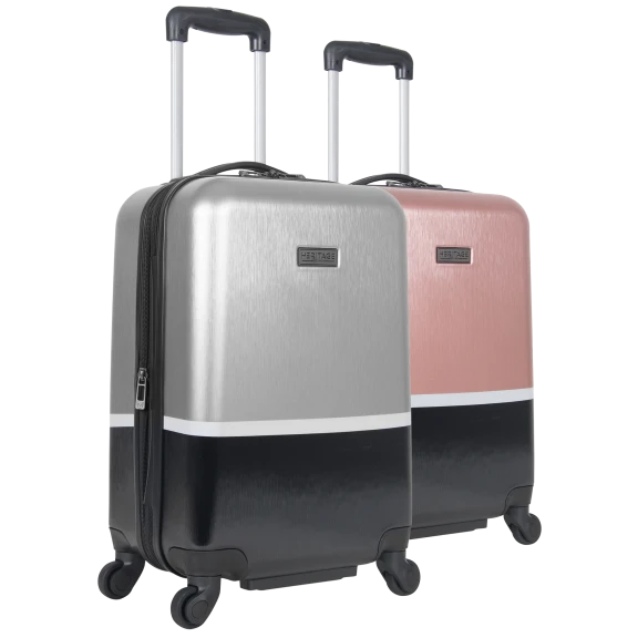 Heritage Travelware 20" Colorblock Hardside Carry-On Suitcase