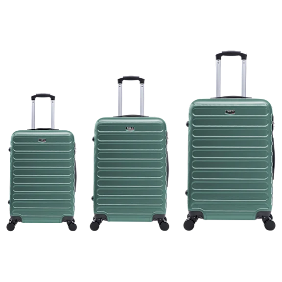 TUCCI Italy Carravia 3-Piece Hardside Luggage Set
